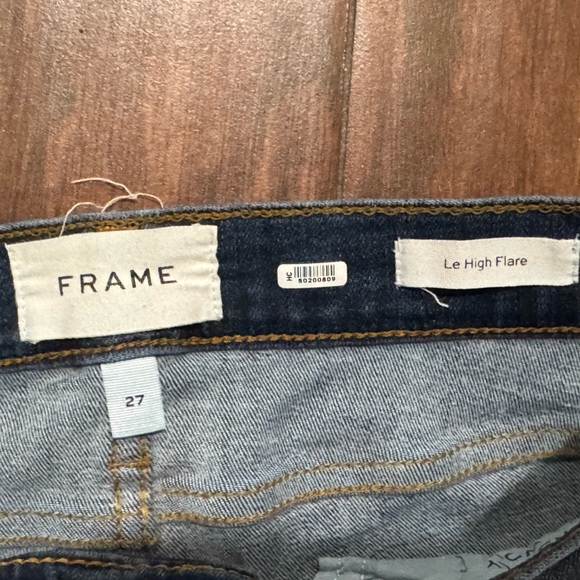 Frame Denim Dark Blue Flare Jeans - Picture 4 of 5